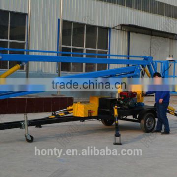 6m to 16m towable trailer mounted mini boom lift