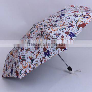 Auto open big brand fold lady umbrella