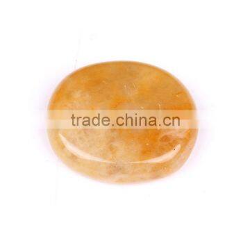 Bulk of Semi-precious stone words Yellow jade for holiday decoration & craft gifts