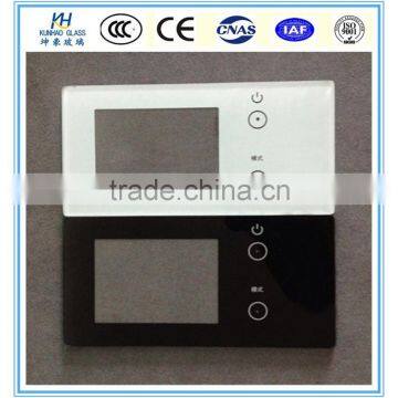 2mm Sheet glass ,Flat tempered glass ,2mm 3mm 4mm glass touch switch panel