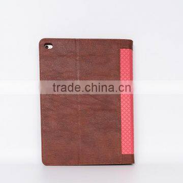 2015 hot new fashionable custom desing tablet pu leather cases for ipad