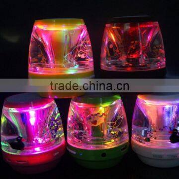 New Arrivel LED TF Card Slot and Hand-free Calls Support Liquid Mini Bluetooth Speaker 2015 photo-2
