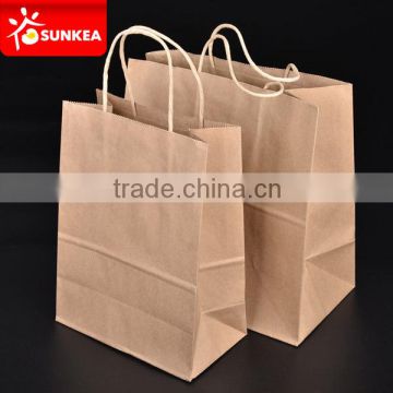 Kraft Paper Retail Shopping Bags with Rope Handles                        
                                                Quality Choice