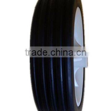 5 Inch Semi-pneumatic Rubber Wheel for Small Trolley