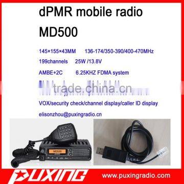 dPMR mobile radio PUXING DM500 6.25KHZ FDMA system 32bits voice encryption