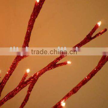 glitter branch light