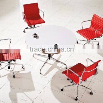 Round Table, Conference Table White, Modern Round Conference Table CT-608 photo-2