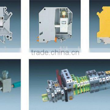 UK type Screw Din rail Plastic Universal Terminal Block