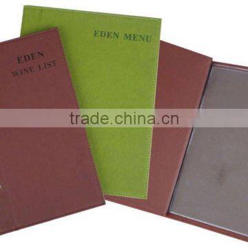 Food Menu Cover,leather Wine List,fancy Menu Designs