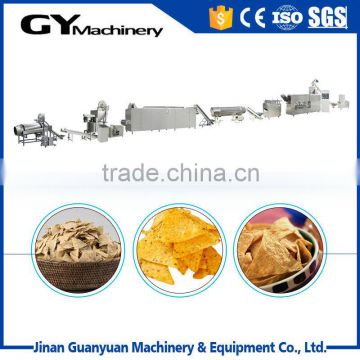 China low cost triangle chip snack food machine/production line