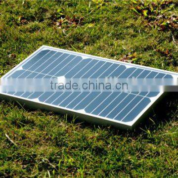 18W Tempered Glass Laminated Sunpower Solar Panel Price China photo-2