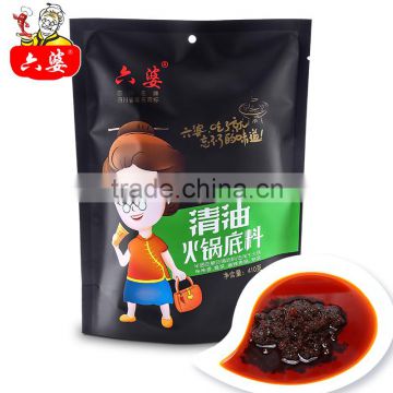 LIUPO vegetable oil hotpot seasoning spicy seasoning chinese food seasoning