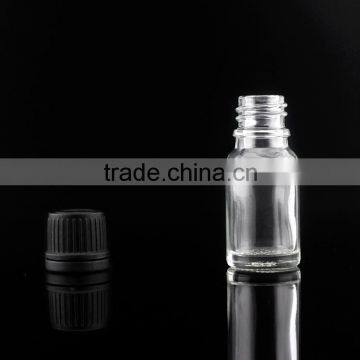 Empty 30ml Clear Glass Dropper Bottle With Different Cap Factory