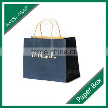 fancy style strong quality art cardboard paper bag for shopping in China