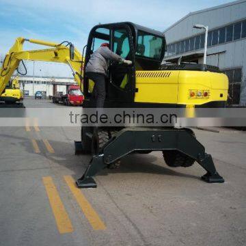 wheeled type excavator