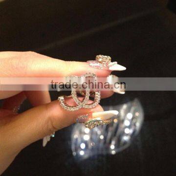 925 Pure Silver Ring With Platinum Plated Ring for Women Fits in European Style photo-3