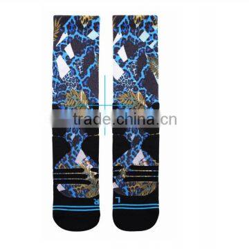 Customized Sport Dye Sublimation Basketball Socks photo-4