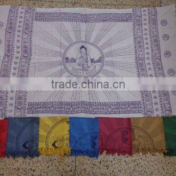 buddha hand printed scarves pareo sarongs