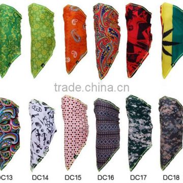 2016 eco-friendly dust-proof cotton face mask wraps/scarf