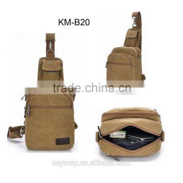 China hot sale OEM designer fashion canvas sports sling backpack