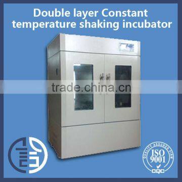 Large Capacity Double deck shaking incubator P.I.D control stainless steel chamber