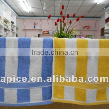 sport use 100% cotton colored colour bar hand towel