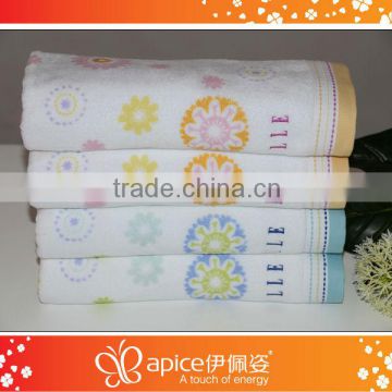 wholesale cotton fabric printed beach towel/bathtowel