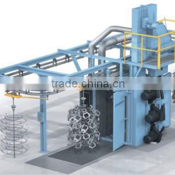 Electric lift Hook type Shot blasting machine for promotion sale