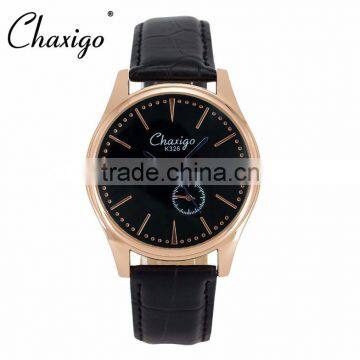 watch supplier china fashion cheap wholesale rose gold watch leather wristwatches