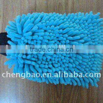 Microfiber Chenille mitt for car care