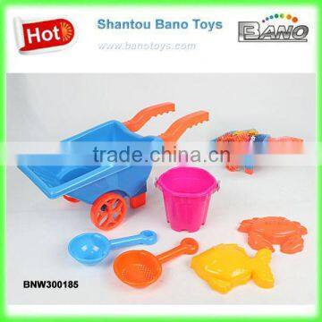 Hot Selling Sand Beach Toy Kids Trolley Toy 6pcs BNW300185