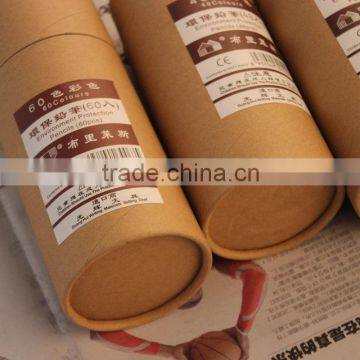 Natural Wooden Color Pencil in Paper Tube/ New Products 2014 Kids Body Hexagonal Natural Wooden Color Pencil Set From China photo-3