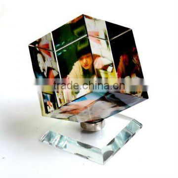 Factory Rotary Crystal Image Cube Wholesale