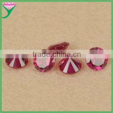 best saling natural corundum round shape cutting or natural corundum ruby