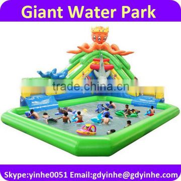 2016 giant inflatable pool slide for adult, inflatable pool with slide                        
                                                Quality Choice