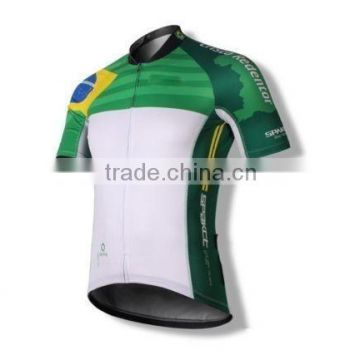 Hot sale men's brazil cycling jersey