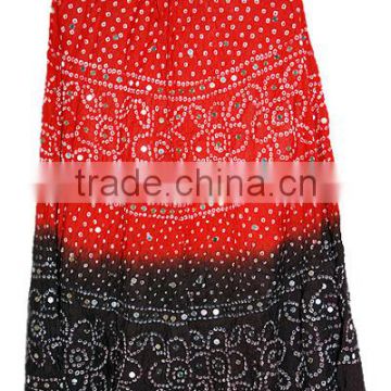 Beach Wear Cotton Long Skirt / Cool Fashion Long Skirts