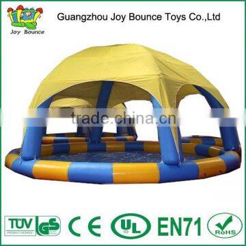 inflatable pools wholesale,inflatable water pool with tent,china inflatable outdoor swimming pool