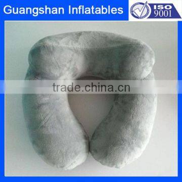 New Product High-end Luxuries Velvet TPU U-shape Inflatable Neck Pillow photo-6