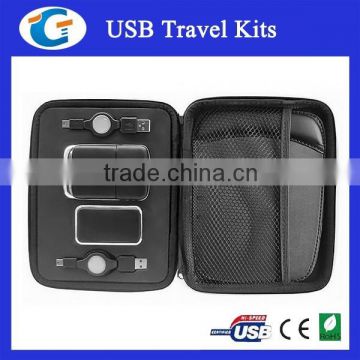 usb traveling set computer kit with mouse and 4 ports usb