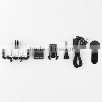 TELESIN POV Flash LED Fill Night Light Underwater 30m Waterproof Light Mount Kit for Go Pro Hero4 photo-4