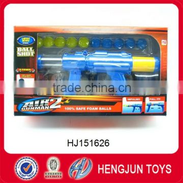 high quality kids toy EVA plastic ball gun with bullet