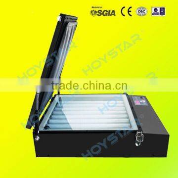 black vision vacuum exposure unit for screen frame