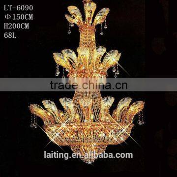 Hotel extra large crystal chandelier, chandelier large