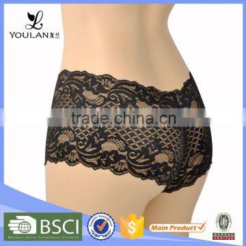 beautiful black new arrival custom service hot lace lady panty