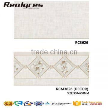 300x600mm Check Design Inkjet Ceramic Wall Tile