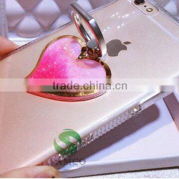 Samco Luxurious Heart Shape Decorative Cell Phone Holder Finger Grip Ring Stand photo-4