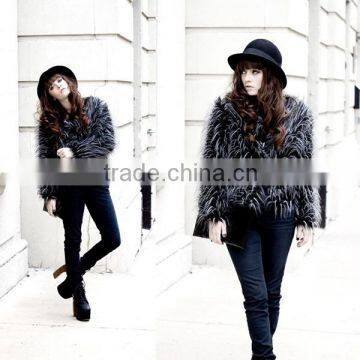 Girls custom made fur coat made in China