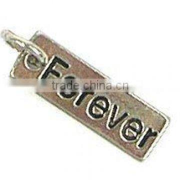 promotional metal love forever pendants for couple,any design