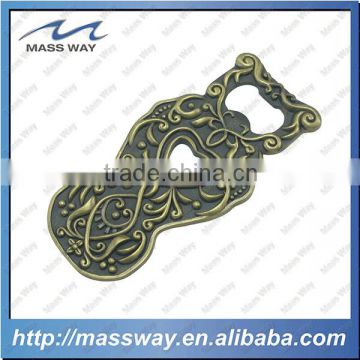 promotion metal antique custom 3D old color bottle opener